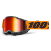 Ochelari motocross 100% ACCURI2 ORANGE- MIRROR RED thumb