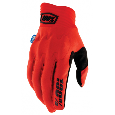 Manusi motocross 100% COGNITO D30 FLUO RED 