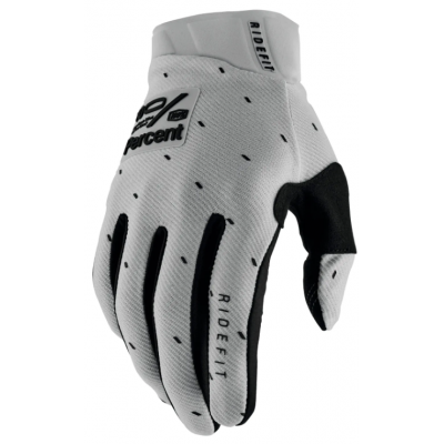Manusi motocross 100% RIDEFIT SLASHER SILVER