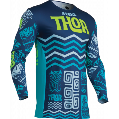 Bluza motocross THOR PRIME ALOHA BLUE