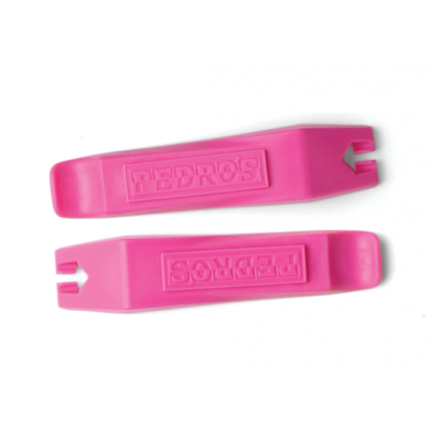 Instrument pentru anvelope de ciclism PEDRO'S TIRE LEVER - PINK PAIR