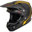 Casca motocross FLY RACING Formula Carbon Tracer Helmet - Gold/Black thumb