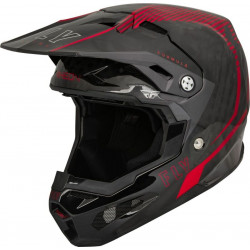 Casca motocross FLY RACING Formula Carbon Tracer Helmet - Red/Black
