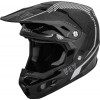 Casca motocross FLY RACING Formula Carbon Tracer Helmet - Silver/Black