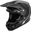 Casca motocross FLY RACING Formula Carbon Tracer Helmet - Silver/Black thumb