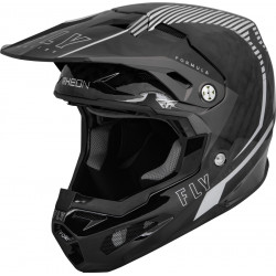 Casca motocross FLY RACING Formula Carbon Tracer Helmet - Silver/Black