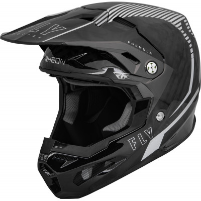 Casca motocross FLY RACING Formula Carbon Tracer Helmet - Silver/Black Casca motocross FLY RACING Formula Carbon Tracer Helmet - Silver/Black