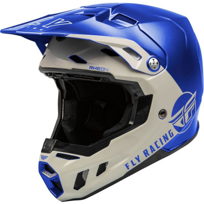 Casca motocross FLY RACING Formula CC Centrum - Metallic Blue/Light Grey