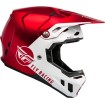 Casca motocross FLY RACING Formula CC Centrum - Metallic Red/White thumb