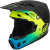 Casca motocross FLY RACING Formula CC Centrum - Black/Hi-Vis