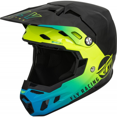 Casca motocross FLY RACING Formula CC Centrum - Black/Hi-Vis