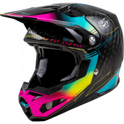 Casca motocross FLY RACING Formula Smart Carbon Legacy-Black/Blue/Fuschia
