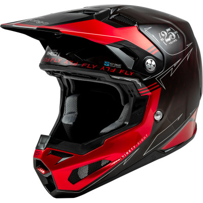 Casca motocross FLY RACING Formula CC Tektonic - Black/Red