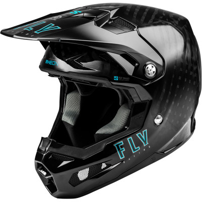 Casca motocross FLY RACING Formula Smart Carbon Solid Helmet - Black