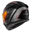 Casca SHARK D-SKWAL 3 SIZLER BLACK/GREY/RED thumb