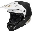 Casca motocross FLY RACING Formula CP Slant- Black/White/Gold thumb