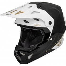 Casca motocross FLY RACING Formula CP Slant- Black/White/Gold Casca motocross FLY RACING Formula CP Slant- Black/White/Gold