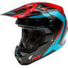 Casca motocross FLY RACING Formula CP Krypton - Red/Black/Blue