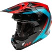 Casca motocross FLY RACING Formula CP Krypton - Red/Black/Blue thumb