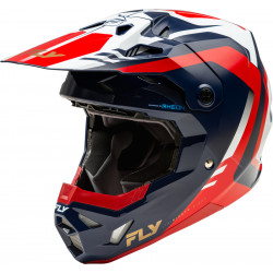 Casca motocross FLY RACING Formula CP Krypton - Red/White/Navy