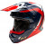 Casca motocross FLY RACING Formula CP Krypton - Red/White/Navy thumb