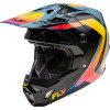 Casca motocross FLY RACING Formula CP Krypton - Grey/Black/Electric Fade