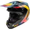Casca motocross FLY RACING Formula CP Krypton - Grey/Black/Electric Fade thumb