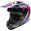 Casca motocross FLY RACING Formula CP Krypton - White/Black/Purple thumb