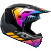 Casca motocross FLY RACING Formula Kinetic Menace - Black/Sunrise thumb