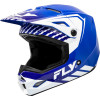 Casca motocross FLY RACING Formula Kinetic Menace - Blue/White