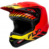 Casca motocross FLY RACING Formula Kinetic Menace - Red/Black/Yellow