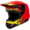 Casca motocross FLY RACING Formula Kinetic Menace - Red/Black/Yellow thumb