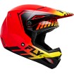 Casca motocross FLY RACING Formula Kinetic Menace - Red/Black/Yellow thumb