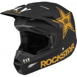 Casca motocross FLY RACING Formula Kinetic Rockstar - Matte Black/Gold Casca motocross FLY RACING Formula Kinetic Rockstar - Matte Black/Gold