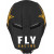 Casca motocross FLY RACING Formula Kinetic Rockstar - Matte Black/Gold thumb