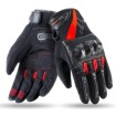 Manusi moto din textil 70 DEGREES SUMMER NAKED BLACK/RED thumb