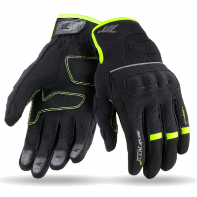 Manusi din textil pentru dame 70 DEGREES SUMMER URBAN BLACK/FLUO YELLOW Manusi din textil pentru dame 70 DEGREES SUMMER URBAN BLACK/FLUO YELLOW