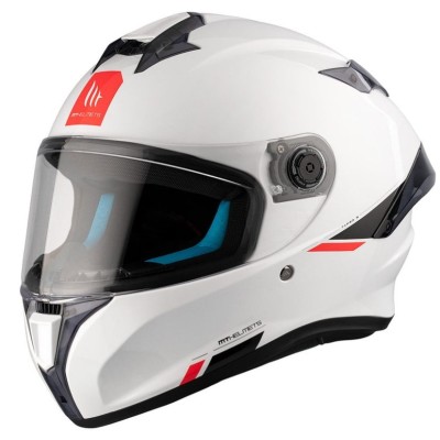 Casca MT TARGO S SOLID A0 GLOSS PEARL WHITE