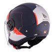 Casca pentru scuter MT VIALE S SV 68 UNIT D7 MATT BLUE/WHITE/RED thumb