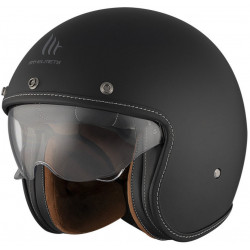 Casca pentru scuter MT LE MANS 2 S SV SOLID A1 MATT BLACK