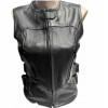 Vesta moto de piele ROADER BLACK
