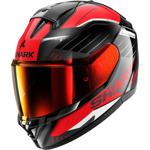 Casca SHARK RIDILL 2 BERSEK BLACK/WHITE/RED Casca SHARK RIDILL 2 BERSEK BLACK/WHITE/RED