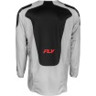 Bluza motocross  FLY RACING Kinetic SYM-Light Grey/Red/Black 2025 thumb