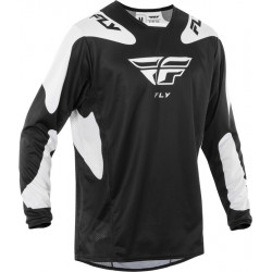 Bluza motocross FLY RACING Kinetic SYM-Black/White 2025