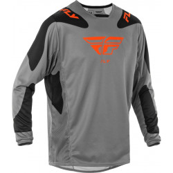 Bluza motocross FLY RACING Kinetic SYM-Grey/Orange/Black 2025 Bluza motocross FLY RACING Kinetic SYM-Grey/Orange/Black 2025