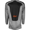 Bluza motocross  FLY RACING Kinetic SYM-Grey/Orange/Black 2025 thumb
