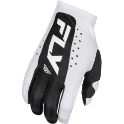 Manusi motocross  FLY RACING Lite- White/Black 2025