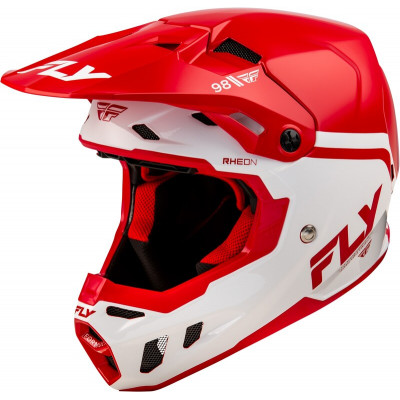 Cască motocross  FLY RACING Formula CC Objective - Red/White 2025