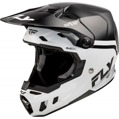 Cască Motocross FLY RACING Formula CC Objective - Black/White 2025