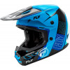 Cască motocross  FLY RACING Formula Kinetic Rally-Blue/Black/White 2025